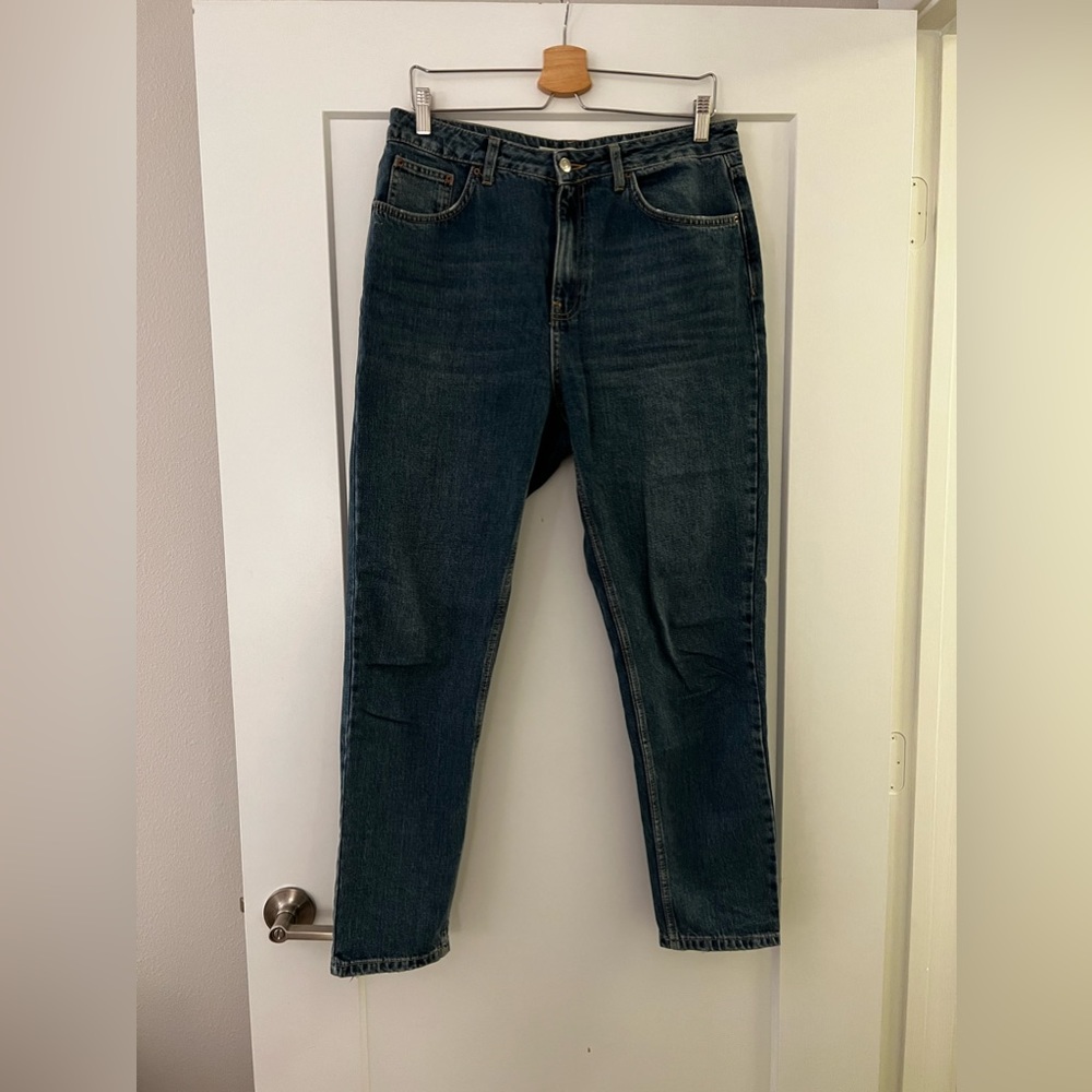 Topshop MOM jeans in dark wash